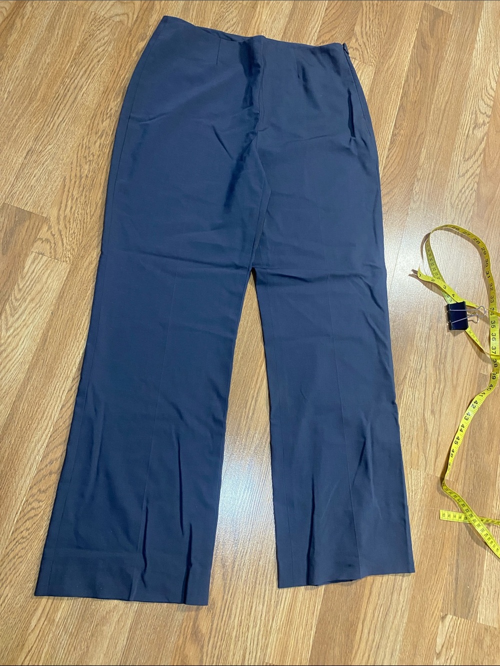 Perry Ellis Navy Boot Cut Dress Pants